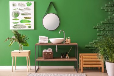 Badezimmer Grün Shutterstock